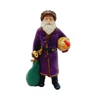 Hallmark Keepsake Ornament Merry Olde Santa No. 6 Purple Coat 1995. Fixed Price $10.07.