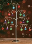 Crate & Barrel Silver Christmas Mini Ornament Tree Stand Display Decor 17. Fixed Price $49.98.