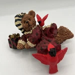 Stocking Holder Ganz Christmas Holiday Friends 25389 Resin Bear Cardinals Birds. Fixed Price $15.99.