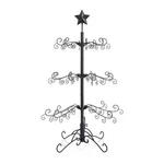 Ornament Display Stand - 3' Black Wrought Iron Christmas Tree Holder. Fixed Price $44.95.