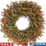 Autumn Boxwood Wreath Front Indoor Outdoor Decor Harvest Festival New. Fixed Price $45.58.