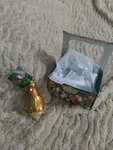 Owc World Christmas Golden Seashell Blown Glass Ornament. Fixed Price $22.00.
