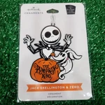 Hallmark Jack Skellington & Zero Ornament Decoration 2025 New (B36). Fixed Price $5.95.