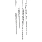 Kurt Adler 3.5-5.5 Inch Clear Glass Icicle Ornament Set Of 24 1 Pack,. Fixed Price $21.15.