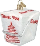 Old World Christmas Various Foods Glass Blown Ornaments For Chinese Take-out. Fixed Price $28.17.