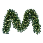 Vickerman 25'X18" Grand Teton Angle Led Artificial Christmas Garland In Green. Fixed Price $363.56.