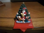 Vintage Gerson Santa Christmas Tree Naughty Nice List Children Stocking Holder. Fixed Price $13.50.