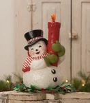 Bethany Lowe Christmas Holly Berry Snowman & Candle New 2025 TJ4321. Fixed Price $127.16.