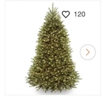 National Company Pre-lit Tree, Dunhill Fir, Dual Color Led Lights, 7 Feet. Fixed Price $399.99.