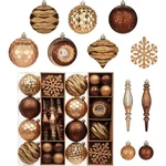 50PCS Shatterproof Christmas Ball Ornaments Glitter Snowflake Decor Holiday Gift. Fixed Price $34.43.