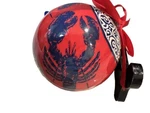 Cape Shore Christmas Ball Ornament Coastal Color Red Lobster Holiday Tree Decor. Fixed Price $10.00.
