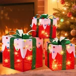 Alhakin Christmas Lighted Gift Boxes, Set Of 3 Led Up Present Wit.... Fixed Price $25.94.