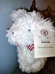 My Texas House Andy Dog 12 Christmas Holiday Toy Pillow Nwt. Fixed Price $15.00.