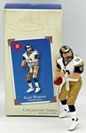 2002 Hallmark Keepsake Kurt Warner Ornament New In Box Nfl St. Louis Rams. Fixed Price $9.99.