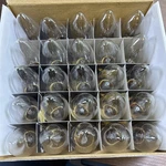 25 Pack Double Color-lock C-9 Clear Twinkle Bulbs 7W Intermediate Base C9. Fixed Price $10.00.