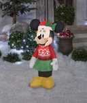 Christmas Disney 3.5 Ft Minnie Mouse With Holiday Outfit Airblown Inflatable. Fixed Price $69.95.