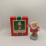 Hallmark Keepsake Ornament Tipping The Scales Santa Claus Weighs 1986. Fixed Price $9.99.