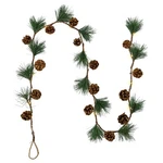 Northlight Pre-lit B/o Needle Pinecone Christmas Garland 4.5' Warm. Fixed Price $13.49.