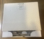Euc Dansk Set Of 18 Clear Crystal Champagne Flutes In Storage Chest 8.75". Fixed Price $59.00.