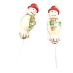Nikko Happy Holidays Christmas Pattern Set Of 2 Snowmen Cheese Spreaders. Fixed Price $17.50.