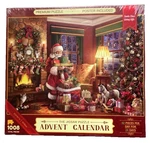 Christmas Santa Advent Calendar Jigsaw Puzzle 1008 42 Pieces Per For 24 Days. Fixed Price $24.00.