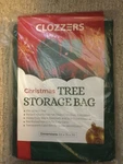 Clozzers Christmas Tree Storage Bag Up 9'. Fixed Price $15.00.