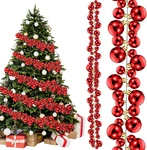 29.5 Ft Shatterproof Christmas Ball Garland - Red Ornament Decor For Home. Fixed Price $154.99.