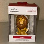 Hallmark Christmas Ornament Disney The Lion King Mufasa New Box. Fixed Price $14.99.