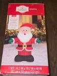 Holiday Time Santa Claus Airblown Inflatable 4 Ft Tall Indoor Outdoor Christmas. Fixed Price $23.96.