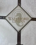 $70 New Sarah White Waterford Linens Tablecloth Oblong X104 8 To Seats. Fixed Price $44.90.