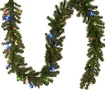 National Tree 9 Ft. Pre-lit North Valley Spruce Garland W/dual Color Led Lights. Fixed Price $37.80.
