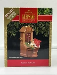 1991 Hallmark Keepsake Magic Ornament Santa's Hot Line - Free Shipping. Fixed Price $9.95.