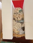 Blue Sky Clayworks Heather Goldminc 2003 "first Christmas" Candle Holder Nib. Fixed Price $35.00.