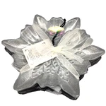 X4 Akcam Silver Snowflake Glass Plate Set Appetizer Dessert Christmas Decor New. Fixed Price $32.99.