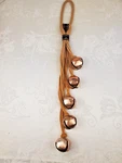 Sleigh Jingle Bells 5 On Rope Home Decor Christmas Door Knob Hanger Copper Color. Fixed Price $19.99.