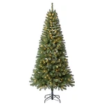 Home Heritage 7 Foot Brighampton Spruce Artificial Christmas Tree With Led Light. Fixed Price $102.99.