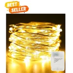 Twinkling Fairy Lights 16.4FT - Battery Powered & Flexible Copper Wire Design. Fixed Price $8.99.