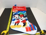 Disney Mickey Mouse & Minnie Merry Christmas Stocking 17" New Ruz. Fixed Price $12.99.