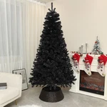 Homcom 7.5FT Tall Artificial Christmas Tree, Unlit Xmas With 1346 Branch. Fixed Price $129.40.