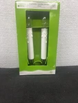 (2) Pewter Finish Candle Lamps Clear 120V Holiday Time Christmas( Tote U. Fixed Price $19.99.