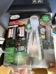 Gemmy 9.5-FT Lighted Art Deco Santa Christmas Inflatable Tested/ Works. Fixed Price $200.00.
