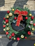 Lulu Home 23.6" Christmas 60 Led Light Wreath W/hook Battery Timer Operated. Fixed Price $34.95.