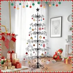 6 Ft Wrought Iron Ornament Display Christmas Tree With Base Indoor Outdoor Decor. Fixed Price $50.90.