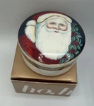 Nib Mikasa Christmas Santa Old Saint Nick Covered Porcelain Trinket Box Japan. Fixed Price $14.95.