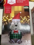 Holiday Time Christmas Walrus Inflatable Winter Yard Decoration Led 3.5 Ft. Fixed Price $15.00.