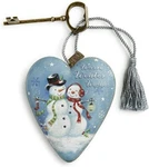 Demdaco Snow Couple Heart Upc# 638713419651. Fixed Price $18.99.