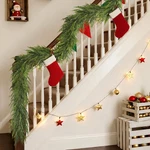 Vierena Real Touch Christmas Norfolk Pine Garland - 16FT Artificial. Fixed Price $159.87.