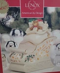 Lenox Santa's Sleigh Lit Figurine Light - W Gifts & Teddy Bear Nib. Fixed Price $34.00.