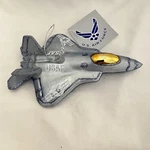 Kurt Adler Us Air Force Glass Fighter Jet Christmas Ornament Holiday Decor Nwt. Fixed Price $11.99.