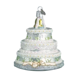 Old World Christmas Wedding Cake Blown Glass Ornament. Fixed Price $29.99.